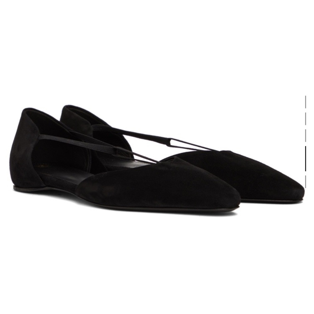 Toteme | suede t-strap ballerina flats